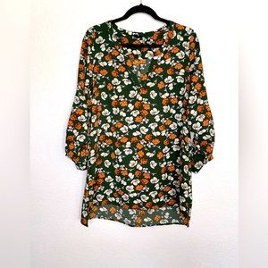 Lucca green floral dress